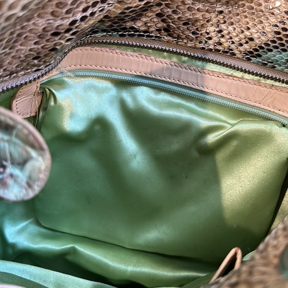 Excellent Used Condition Pulicati Python Bag - image 8